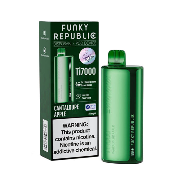 Funky Republic By Elf Ti7000 Rechargeable Disposable ~7000 puffs - 12.8mL