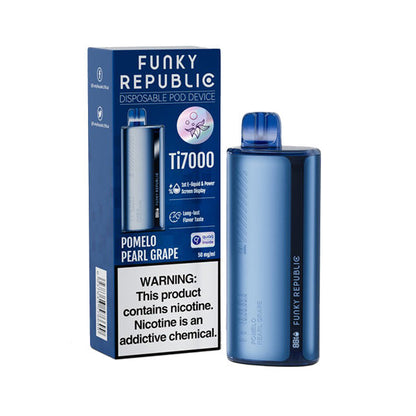 Funky Republic By Elf Ti7000 Rechargeable Disposable ~7000 puffs - 12.8mL