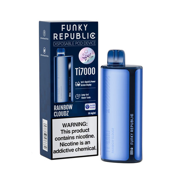 Funky Republic By Elf Ti7000 Rechargeable Disposable ~7000 puffs - 12.8mL